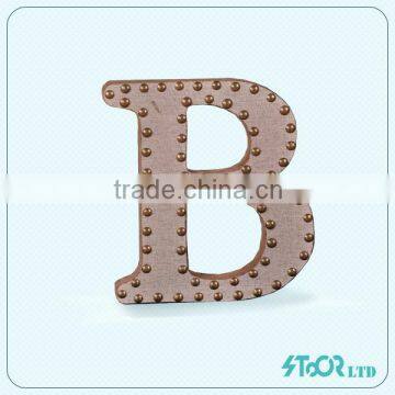 Cute Wood Home Decor Wooden Letter With Fabric B