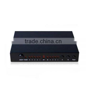 4 in 2 out HDMI switch splitter with Remote Control