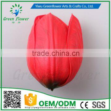 2016 Wholesale MulticolorLuxury Latex PU Artificial Flowers Paris Tulip Head Real Touch Bouquet Wedding Bridal Decor photo-3