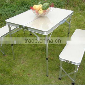 Outdoor Aluminum Portable picnic Table and benches