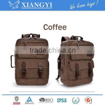 Vintage Canvas Briefcase School Business Bag Men Messenger Laptop Backpack photo-4