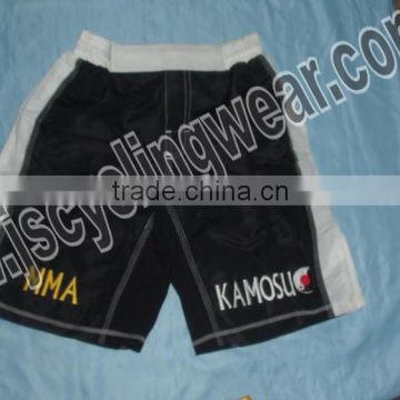 Men's Blank Micro Stretch 100% Polyester Fight MMA Shorts