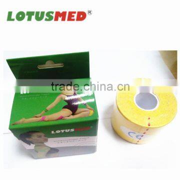 Different colors available muscle tape with CE/FDA