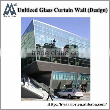 Unitized curtain wall designed by Guangzhou Hwarrior