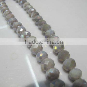 10mm Sales of color glass ab flat bead BZ002