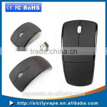 Popular Optical coreless Foldable Folding Arc Wireless Mouse for microsoft window coreless Mice wireless mouse