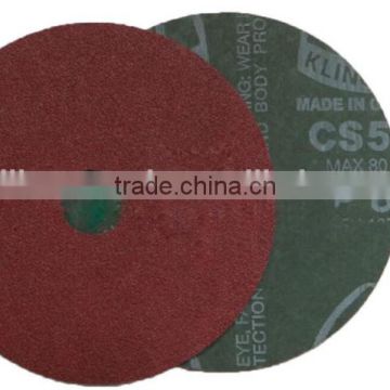 Resin bond abrasive fiber disc