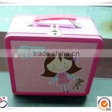 lunch tin box/biscuit tin/rectangular chocolate tin box