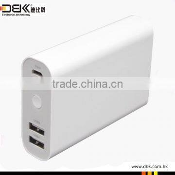 7800 mah power bank, dual USB power bank,portable power bank station