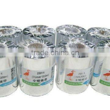 Wax Ribbon-70mm*200M Self Adhesive Label Ribbon / Barcode Label Printer Ribbon photo-3