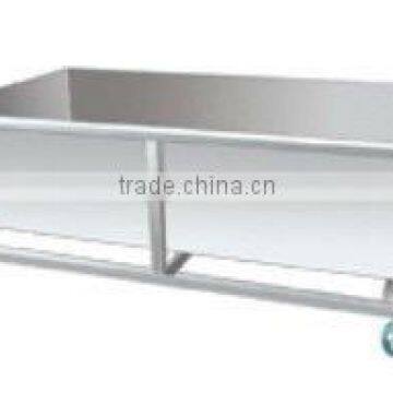Stainless steel roll wheel car