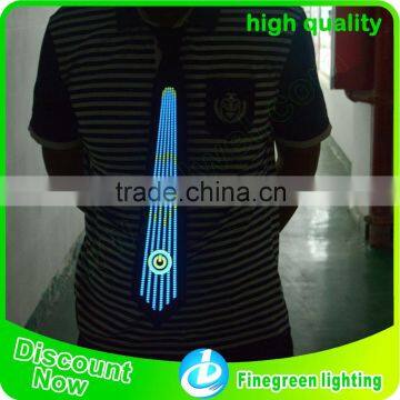 2015 new products el light up tie el panel tie