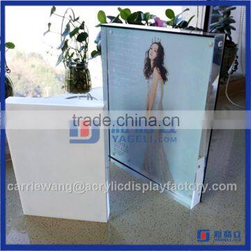 2016 hot clear Large Size Wall Mounted Acrylic Photo/Picture/Poster Frame