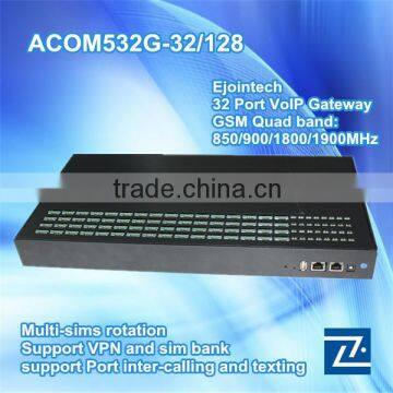 New Arrival!! Ejoin Goip 16 ports 128 sim gateway voip machine with Human behavior