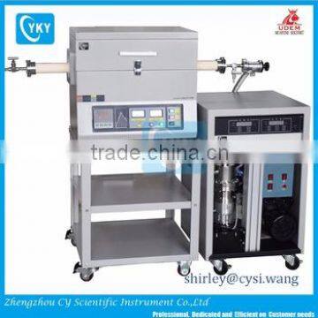 Laboratory high temperature tube furnace with turbo pump/high vacuum tube furnace