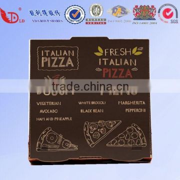 White Pizza Corrugated Boxes Custom printing paper pizza box