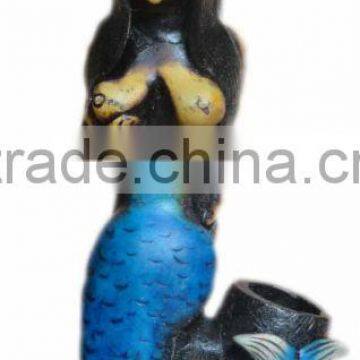 Figurine Shaped Hand Crafted Smoking Pipes - Mermaid