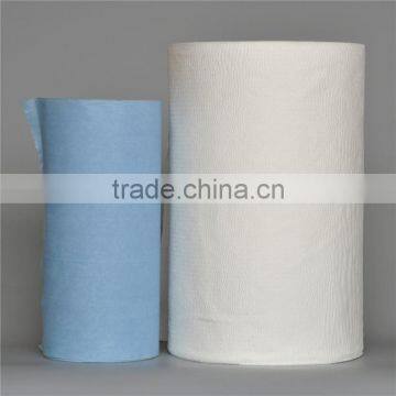 Pp Nonwoven Heavy Duty Wiper Blue Polypropylene Industrial Paper Towel Roll