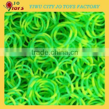 2014 best selling DIY colorful spots loom kit rubber bands