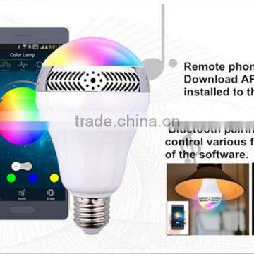 2016 RGB Mini Wireless Bluetooth Speaker LED Light Bulb photo-5