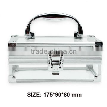 Small size transparent acryl aluminum cosmetic case ZYDHZ-208