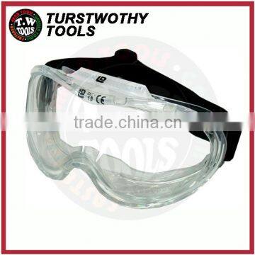 Taiwan working protection CE EN 166 Ansi Anti Scratch anti mist WIDE VISION SAFETY GOGGLE