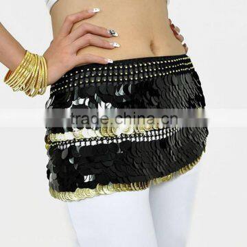 2016 Women New Cheap Belly Dance Hip Scarf Belly Dancing Waist Belt for Sale