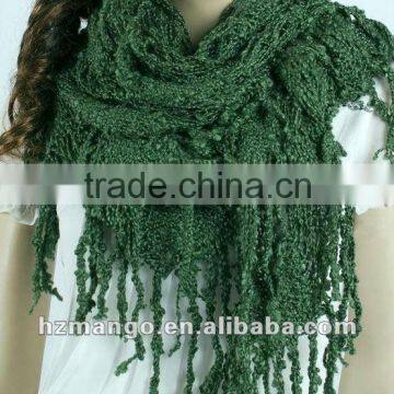 Latest fashion 2016 lady winter big size Knitted Wrap Shawls