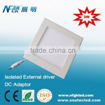 Ultrathin Square LED Panel Light 3W With CE RoHS Approved photo-2