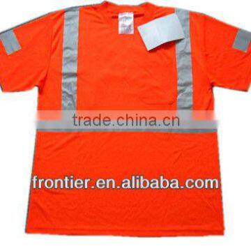 short sleeve safety t shirts with reflective tape