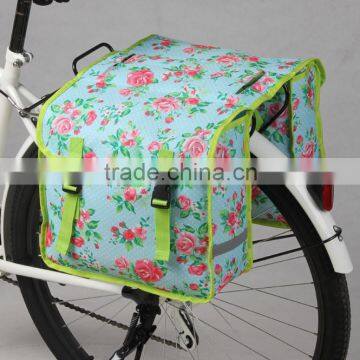 promotional cheapest double pannier bag/full printing pannier bag