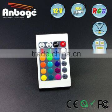 High quality IR 24 keys long range ir remote control RGB LED Controller