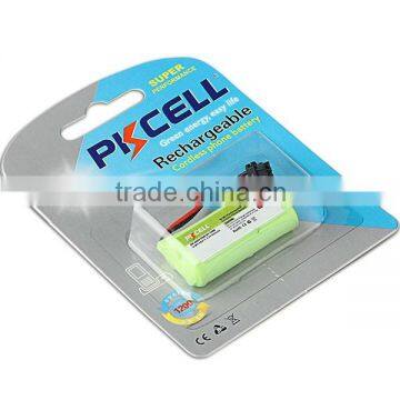 2.4V nimh rechargeable 800mah battery pack for cordless telephone BT-1008