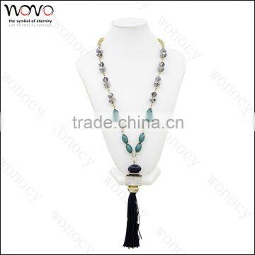 Alloy Necklace Jewelry Tassel Jewelry Beaded Imitation Gold Jewelry