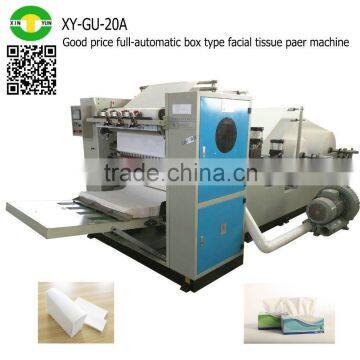 Good price full-automatic box type facial tissue paer machine