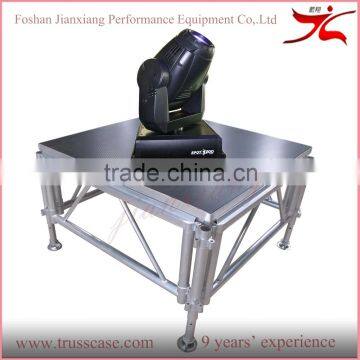 Outdoor and indoor mobile aluminum lighting truss stage