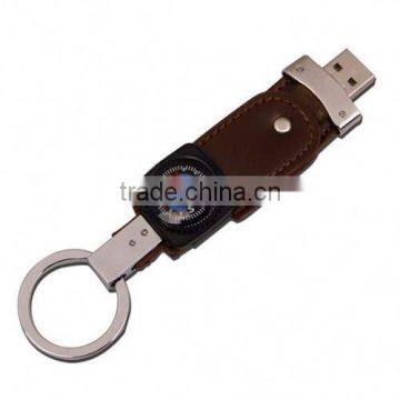 2014 new product wholesale leather pen drive free samples made in china