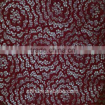 2014 promotional latest hot design knitting lace fabric