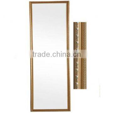 Golden Plastic door mirror frame