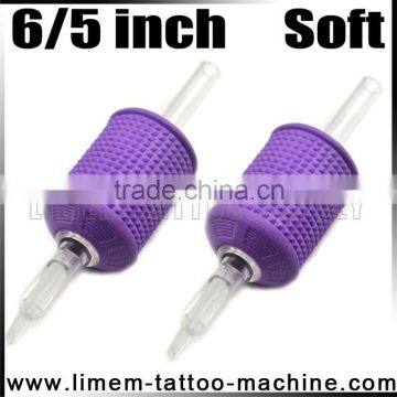 Best Sale Purple 6/5 inch Silicone Tattoo Disposable Grip