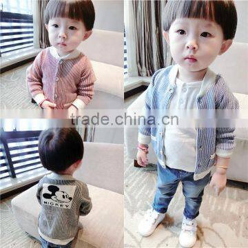 Online Kid Boy Clothing Autumn Korea Style Children's Coat For Wholesale