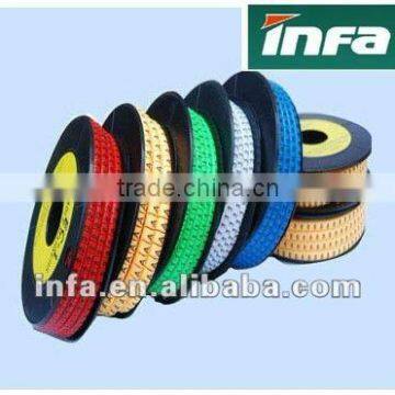 pvc cable marking plastic circle marker tube color cable markers