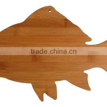 new original design Bamboo fish animal shaped cutting board hot sale Cutting and Serving Board