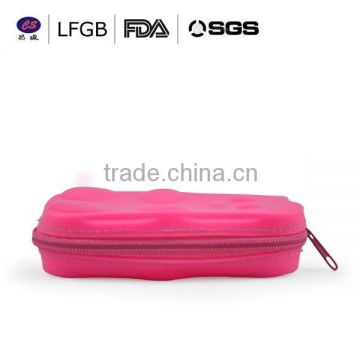 china designer wholesale purses silicone / personalized coin purse /silicone handbag with zip high quality hot sale