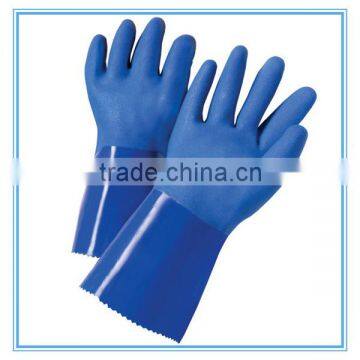 hot sell cheap price PVC coated knit safety glove