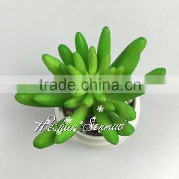 China supplier new designed potted artificial mini succulent plants for table decoration