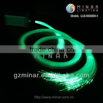 led fiber optic kits, 6 colors, 12V, plastic fiber optic (LLE-003 kits)