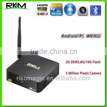 Rikomagic Android 4.4 MINI PC Webcam 5 Million Pixels, 2GB DDR3 8G/16G Flash,5 Million Pixels Camera