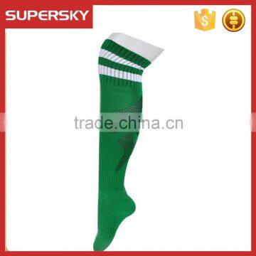V-684 Custom elite sports football socks cycling compression hign knee sport soccer socks