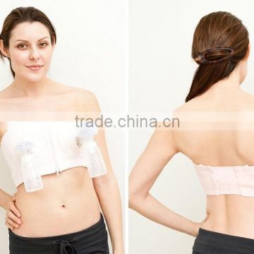 Ideal fashions Maternity bra hands free breast pump bra breast pump bra black pink beige hands